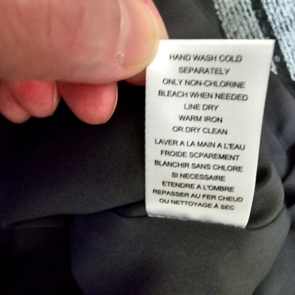 Elie Tahari Gray Sheath Dress Womens Size 8 Short Sleeve Polyester Blend Back Zi - Picture 8 of 12